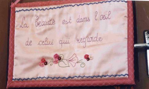 de la broderie